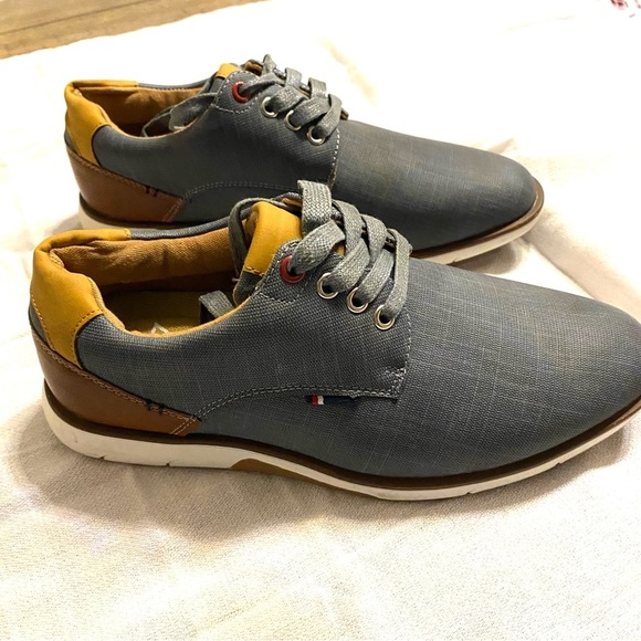 NWOT Journey + Crew dress shoe navy brown camel. SZ 8 main image 13